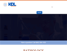 Tablet Screenshot of kdlpathology.com